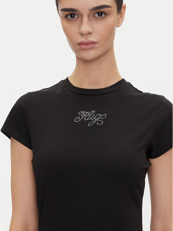 HUGO HUGO Hétköznapi ruha 50537240 Fekete Slim Fit