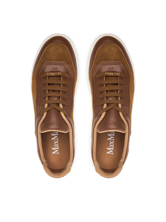 Max Mara Max Mara Sneakersy Isuede 2624766031 Béžová