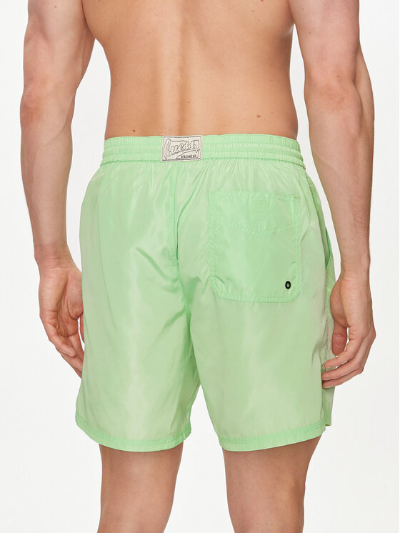 Guess Guess Plaukimo šortai F4GT28 WG292 Žalia Regular Fit