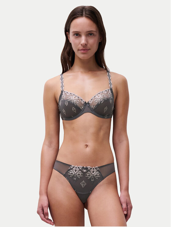 Chantelle Chantelle Бикини тип прашка Champs Élysées C26090 Сив