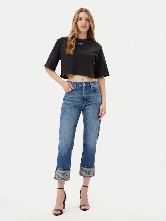 JOOP! Jeans JOOP! Jeans Póló Taky 30046280 Fekete Relaxed Fit