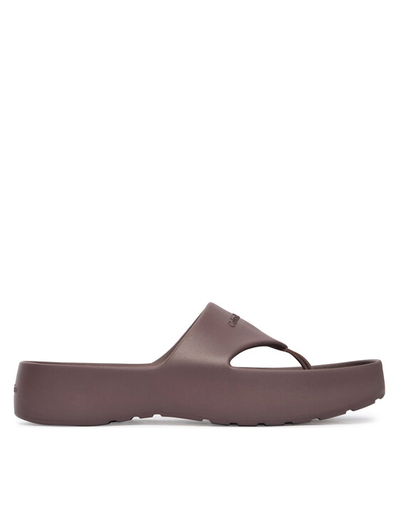 Calvin Klein Calvin Klein Varbavahesandaalid One Piece Eva Flip Flop Thong HW0HW02957 Pruun