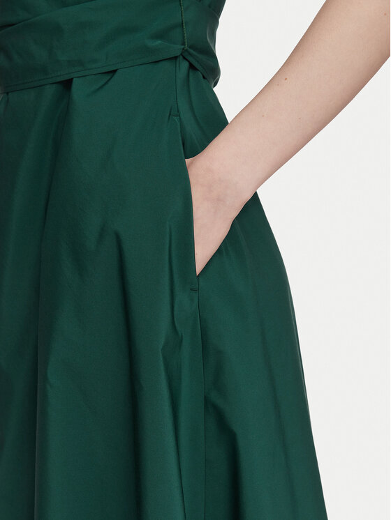 Weekend Max Mara Weekend Max Mara Sukienka koktajlowa Gentile 2625226091 Zielony ciemny Regular Fit