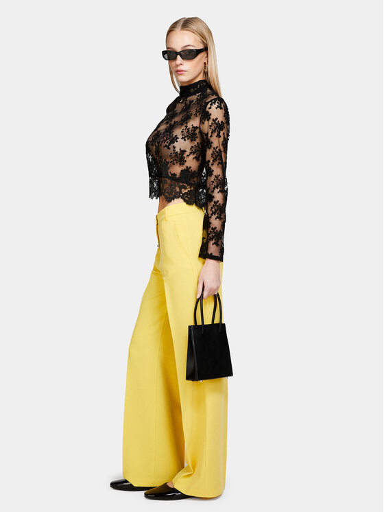 Sisley Sisley Μπλουζάκι 5XDMLQ06B Μαύρο Regular Fit