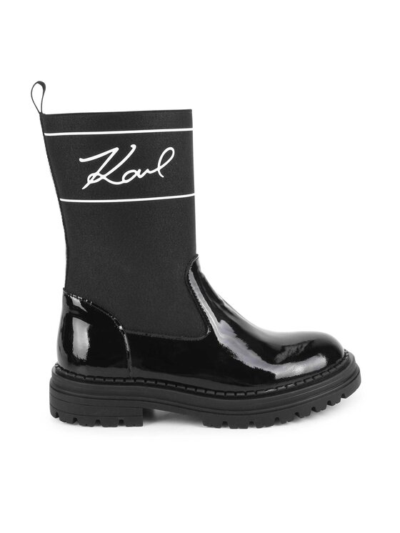 Karl Lagerfeld Kids Karl Lagerfeld Kids Μποτάκια Z19114 S Μαύρο
