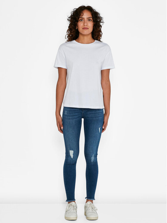 Noisy May Noisy May T-Shirt 27010978 Weiß Relaxed Fit