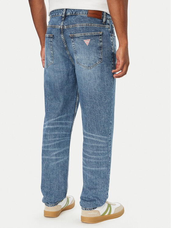 Guess Jeans Guess Jeans Jeansy M5GA90 D5M53 Niebieski Taper Fit