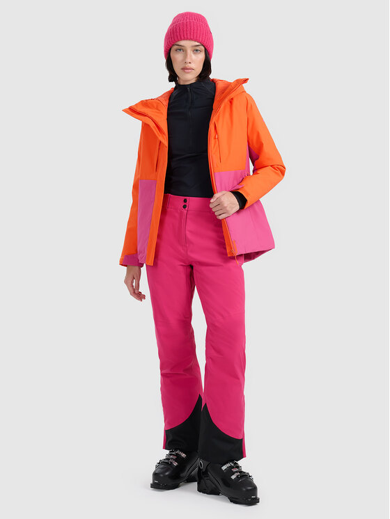 4F 4F Kurtka narciarska SKIWEAR Pomarańczowy Regular Fit