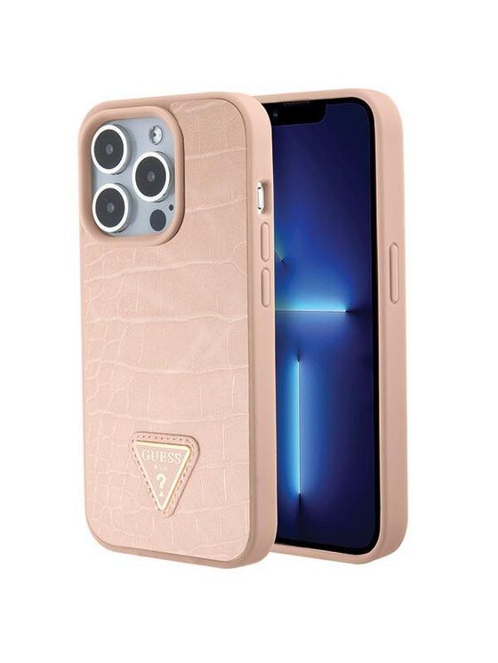 Etui na telefon Guess, Różowe, iPhone 15 Pro Max
