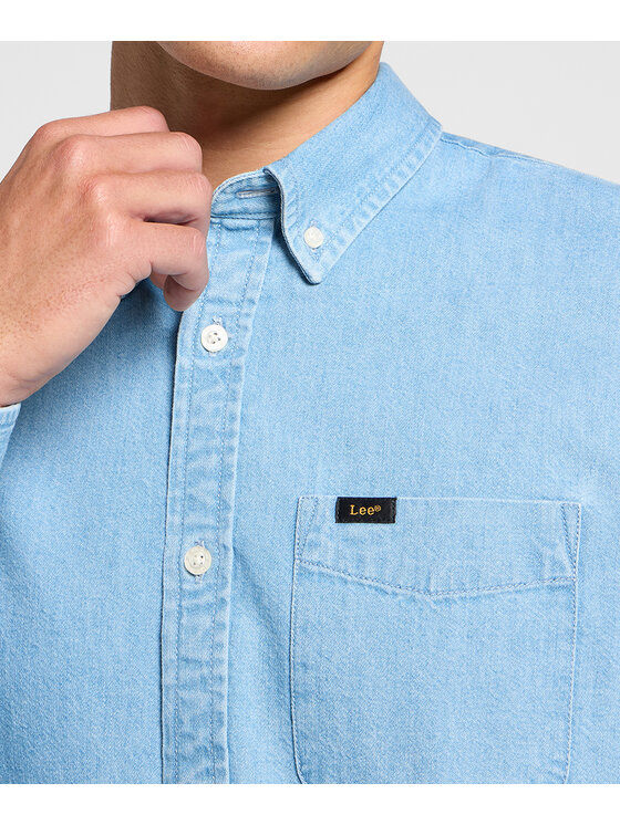 Lee Lee camicia di jeans 112363893 Blu Regular Fit