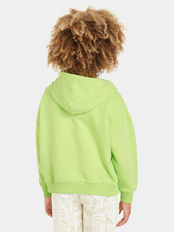 Calvin Klein Jeans Calvin Klein Jeans Felpa 3D Raised IB0IB02041 Verde Regular Fit