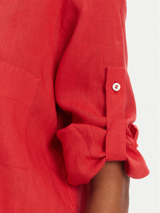 Marella Marella Camicia Boboli1 2515111232 Rosso Regular Fit