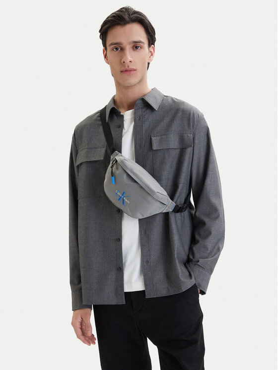Calvin Klein Calvin Klein Чанта за кръст﻿ Bold Waistbag LV04D3116G Сив