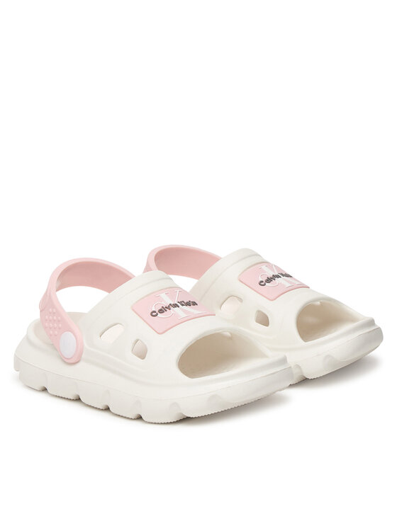 Calvin Klein Calvin Klein Basutės Comfy Sandal V1AF-83264-0083 M Balta