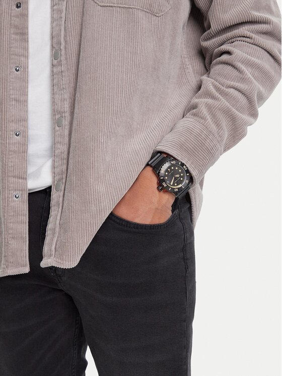Emporio Armani Emporio Armani Часовник Aqua AR11539 Черен