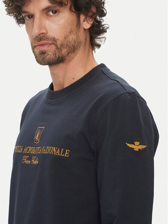 Aeronautica Militare Aeronautica Militare Pulóver 251FE2005F459 Sötétkék Regular Fit