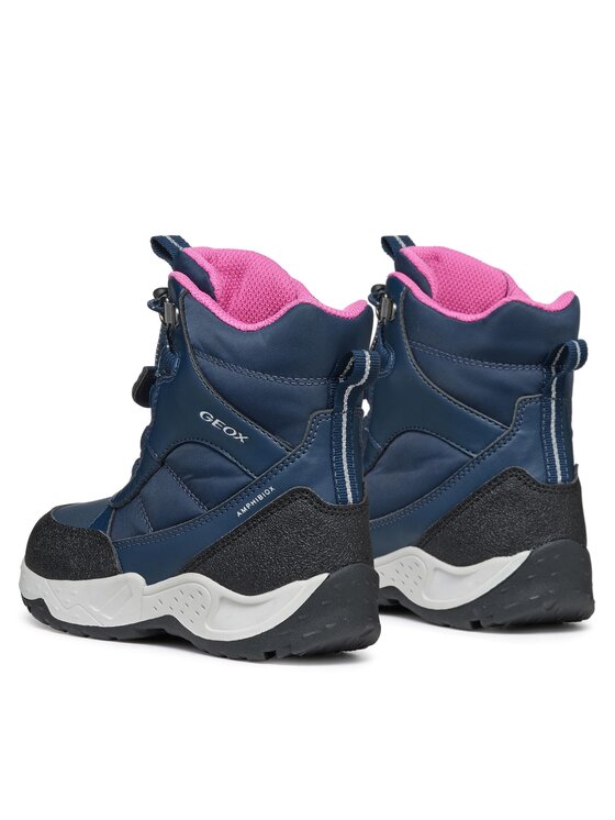 Geox Geox Snehule J Sentiero Girl B Ab J36FVB 054FU C4268 S Tmavomodrá