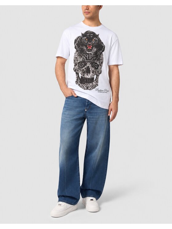 PHILIPP PLEIN PHILIPP PLEIN T-Shirt 32084 Biały Regular Fit