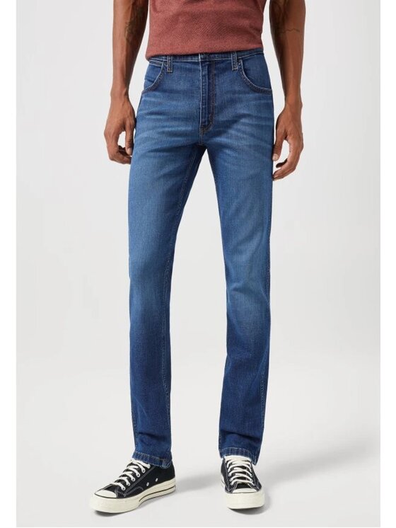 Wrangler Wrangler Jeansy REGULAR FIT Niebieski Regular Fit