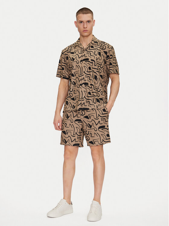 Only & Sons Only & Sons Marškiniai Kari 22033511 Smėlio Relaxed Fit