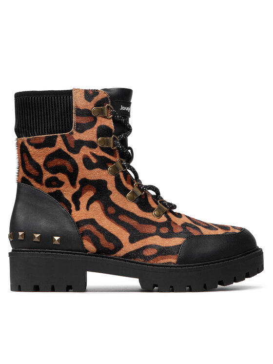 Desigual Desigual Aulinukai Shoes Biker Leopard 21WSTL02 Ruda