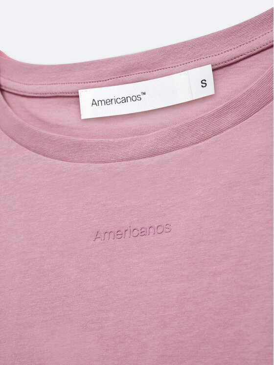 Americanos Americanos T-Shirt Houston Różowy Relaxed Fit