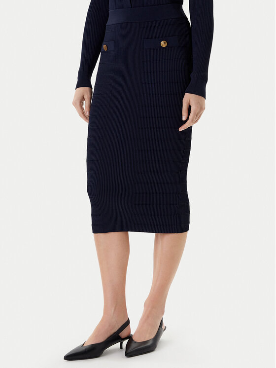 Guess Guess Cпідниця-міні W5YD66 Z0130 Cиній Slim Fit