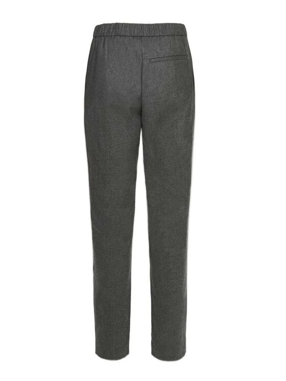 La Mania La Mania Bavlnené nohavice CLASSIC Sivá Classic Fit