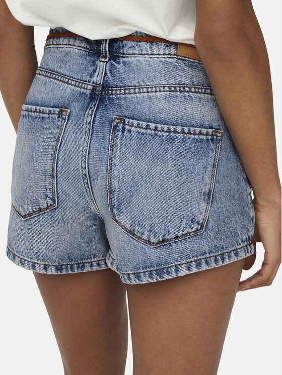 ONLY ONLY Szorty jeansowe Kelly 15221469 Niebieski jasny Regular Fit