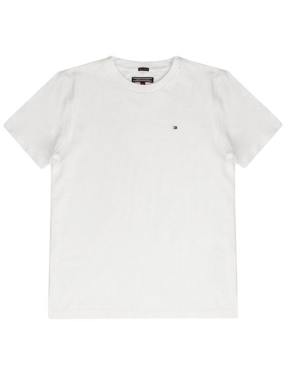 Tommy Hilfiger Tommy Hilfiger T-Shirt KB0KB04140 D Λευκό Regular Fit