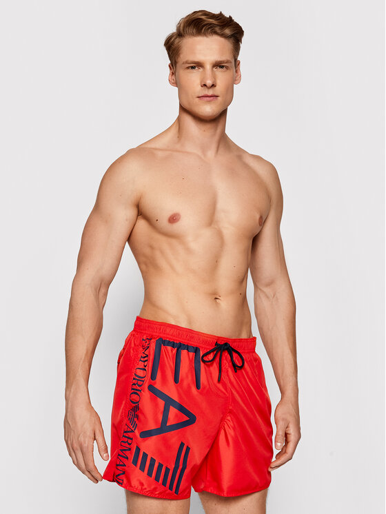 EA7 Emporio Armani EA7 Emporio Armani Kupaće gaće i hlače 902000 1P737 02574 Crvena Regular Fit