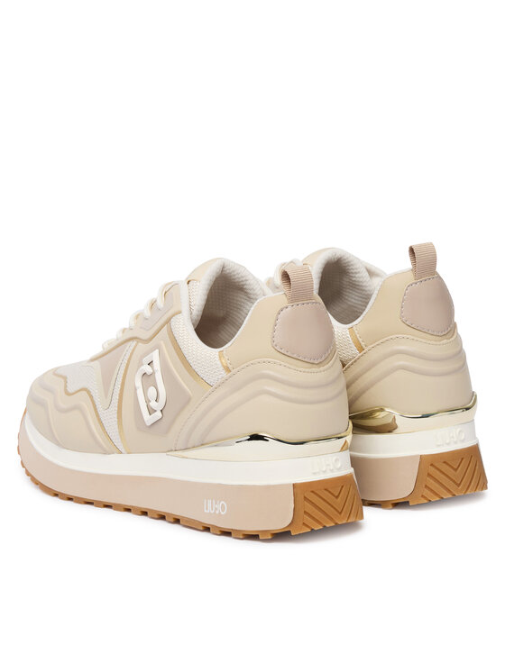 Liu Jo Liu Jo Sneakersy Maxi Wonder Tech 01 BA6021 TX519 Béžová