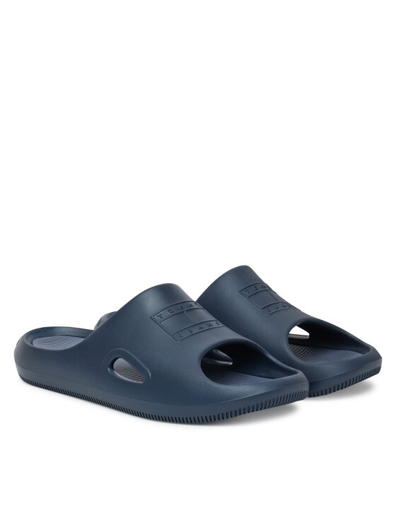 Tommy Jeans Tommy Jeans Klapki Sporty Pool Slide EM0EM01582 Granatowy