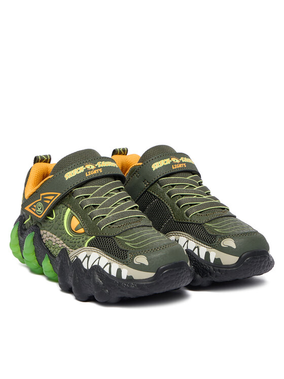 Skechers Skechers Laisvalaikio batai Skech-O-Saurus Lights 2.0 400121L OLV Chaki