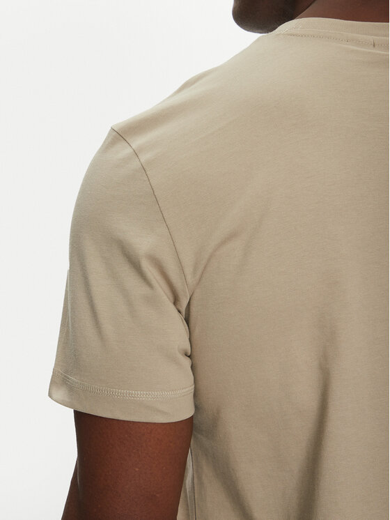 Calvin Klein Jeans Calvin Klein Jeans T-Shirt Monologo J30J325649 Béžová Regular Fit