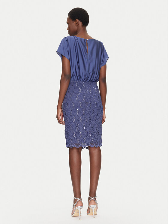 Swing Swing Cocktail obleka 5AI10900 Modra Regular Fit