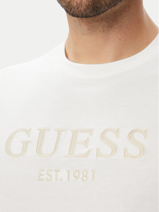 Guess Guess Тишърт M6YI41 K4227 Бял Regular Fit