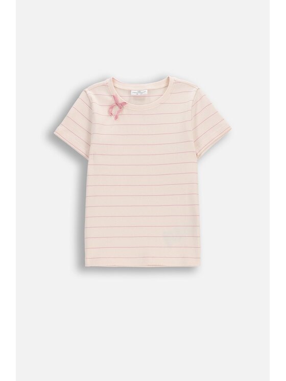 Coccodrillo Coccodrillo T-Shirt WC6143205HGJ-033 Różowy Regular Fit