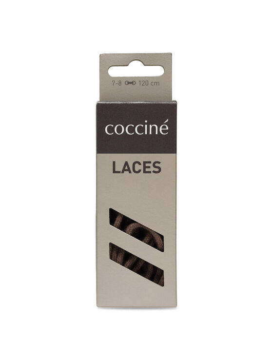 Coccine Coccine Tkaničky k obuvi SZNUROWADŁA 120 cm F3 BAWEŁNIANE v.AZ Hnědá