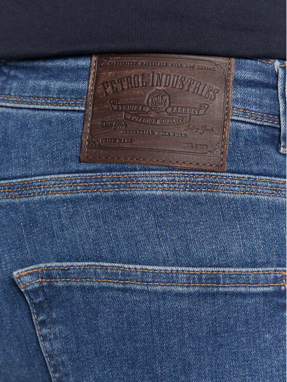 Petrol Industries Petrol Industries Jeansy Seaham Classic 0005 Granatowy Slim Fit