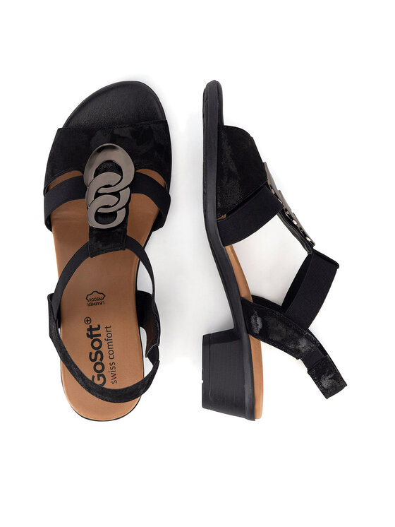 Go Soft Go Soft Sandalen WI23-BETTY-09 Schwarz