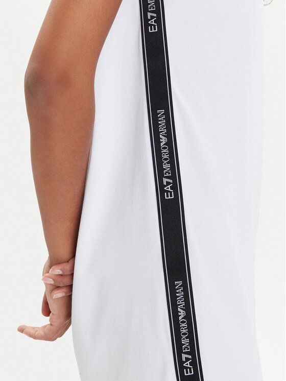 EA7 Emporio Armani EA7 Emporio Armani Літня сукня 3DTA61 TJ6SZ 1100 Білий Slim Fit