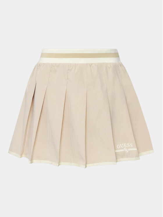 Guess Guess Trapeces svārki Arleth V4GD19 WG2Q0 Bēšs Regular Fit