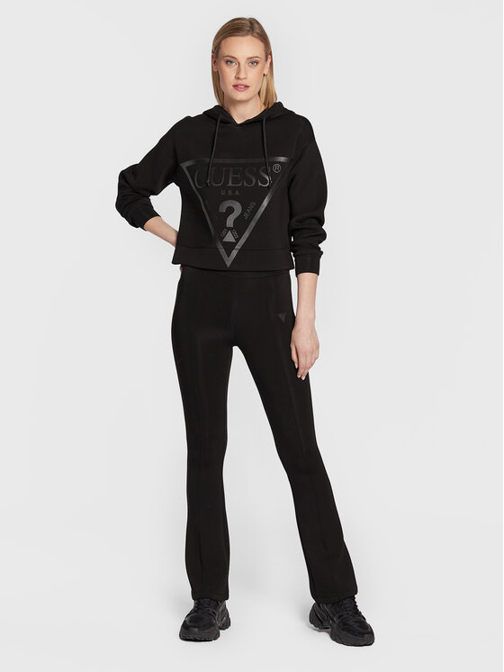 Guess Guess Mikina New Alisa V2YQ08 K7UW2 Čierna Regular Fit
