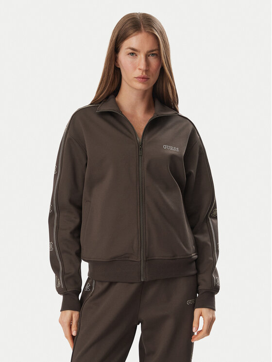 Guess Суитшърт V5BQ15 KCX22 Кафяв Regular Fit