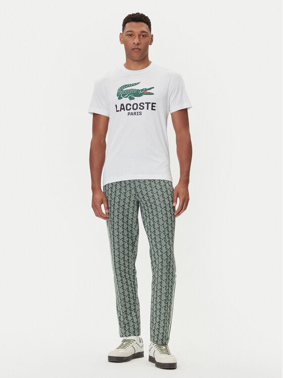 Lacoste Lacoste Tricou TH5634 Alb Regular Fit