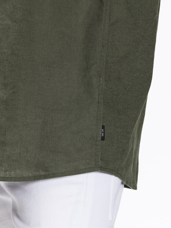 INDICODE INDICODE Camicia Glow 20-316 Verde Regular Fit
