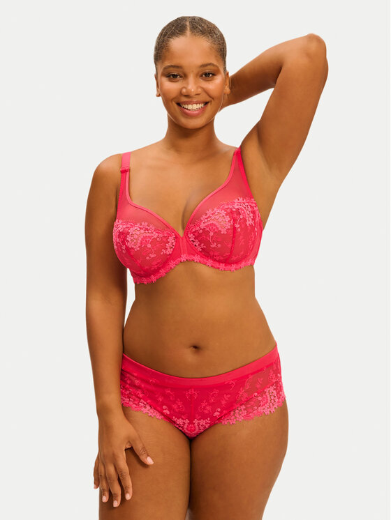 Simone Pérèle Simone Pérèle Сутиен с банели Wish 12B319 Розов
