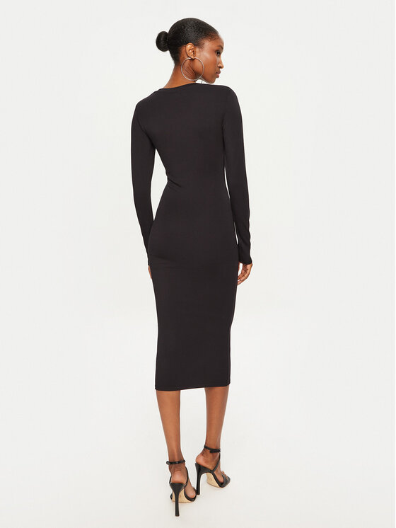 Juicy Couture Juicy Couture Повсякденна сукня Dizzie JCWED24309 Чорний Slim Fit