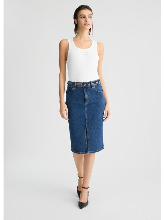 Liu Jo Liu Jo Spódnica jeansowa UA5134D4448788 Niebieski Regular Fit